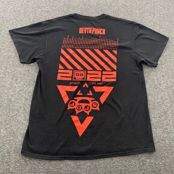 Five Finger Death Punch Afterlife Tour Shirt Band Rock Concert Mens Large Double - Picture 3 of 7